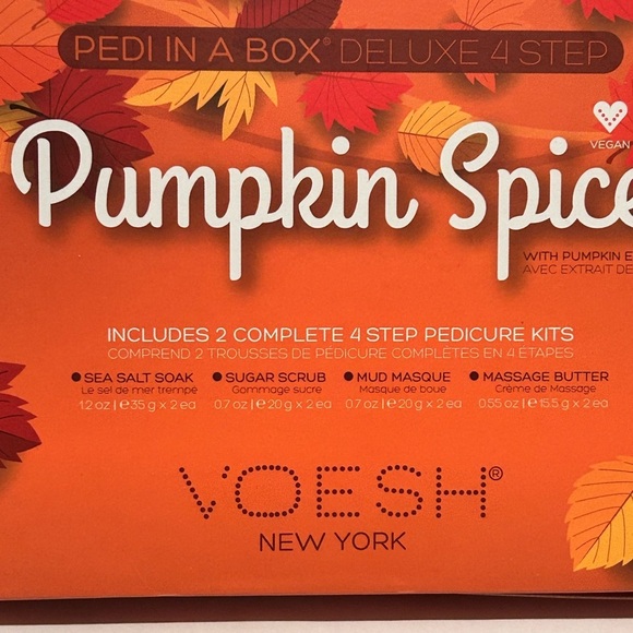 ✨HOST PICK✨ 💦 Innovative Voesh Pedi in a Box Deluxe 4 Step Kits - Pumpkin Spice - Picture 11 of 14